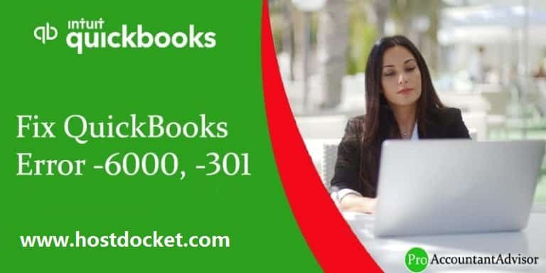 QuickBooks Error-6000,-301