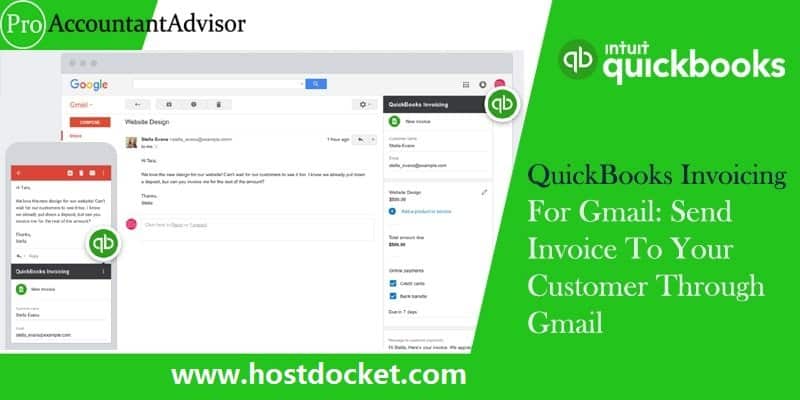 How to Setup QuickBooks Invoicing For Gmail: Send Invoice to Your Customer Through Gmail?