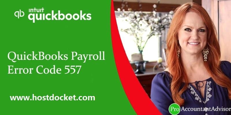 QuickBooks Payroll Error Code 557