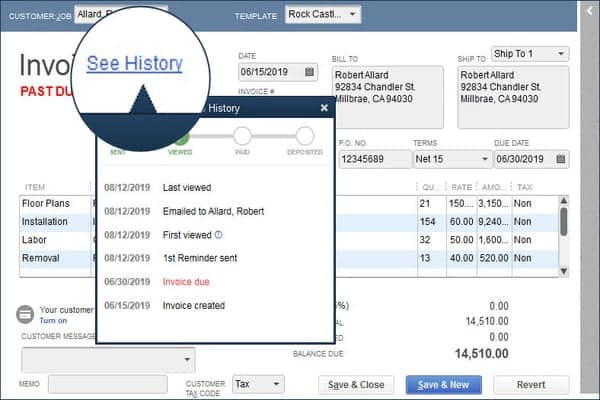 Automated payment reminders feature in QuickBooks desktop 2020 - Screenshot 2