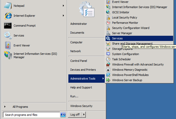 QBDBMGRN Installed on the Server or Host - Screenshot