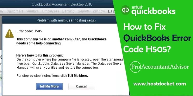 How to Fix QuickBooks Error Code H505