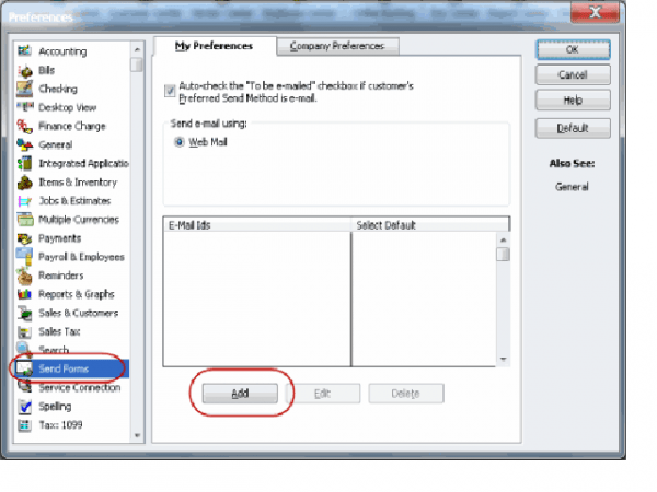 Steps to Set and Configure Email Service in QuickBooks Desktop