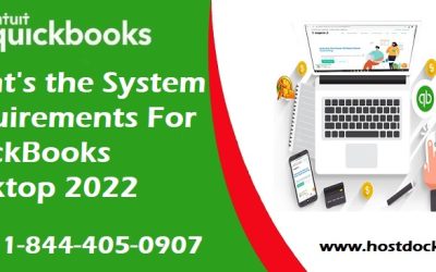 What are the System requirements for QuickBooks desktop 2022?