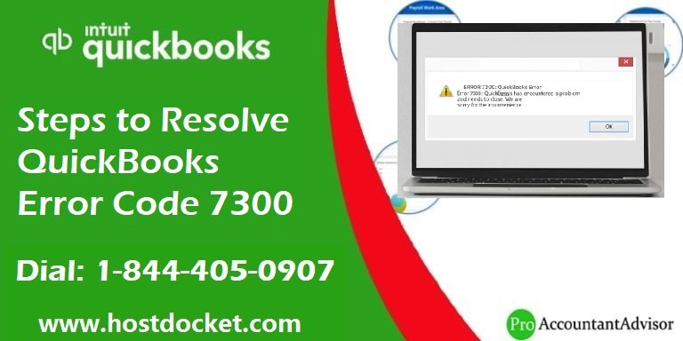 How to Resolve QuickBooks Error Code 7300?