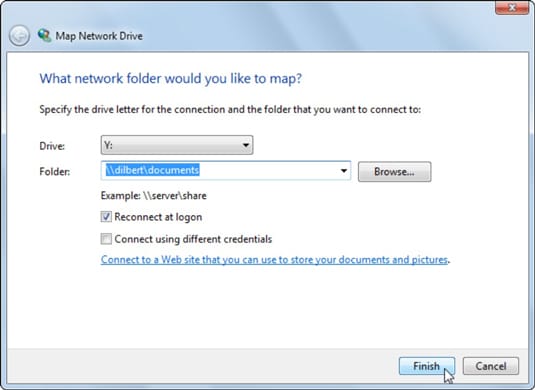 Map Network drive