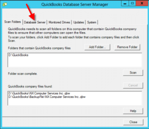 Download and install quickbooks database server manager