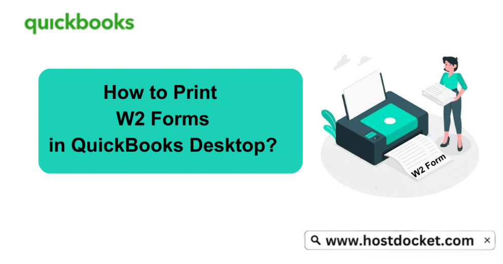 How To Print W 2 Forms In Quickbooks