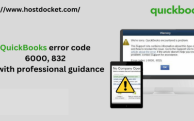 QuickBooks error code 6000, 832 – Fix with professional guidance 