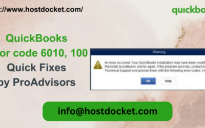 QuickBooks error code 6010, 100 – [Quick Fixes]