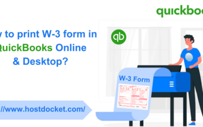 How to print W-3 form in QuickBooks Online and Desktop? 