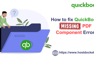 How to fix QuickBooks Missing PDF Component Error? 