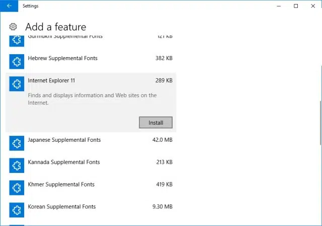 Reinstall Install Feature - quickbooks internet explorer is turned off