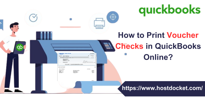 How to print voucher checks in QuickBooks Online? 