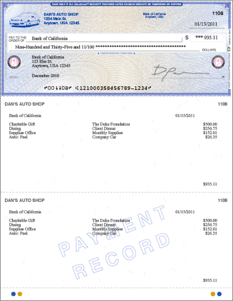 Voucher check in QuickBooks