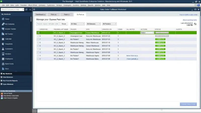 Landed cost in Quickbooks enterprise